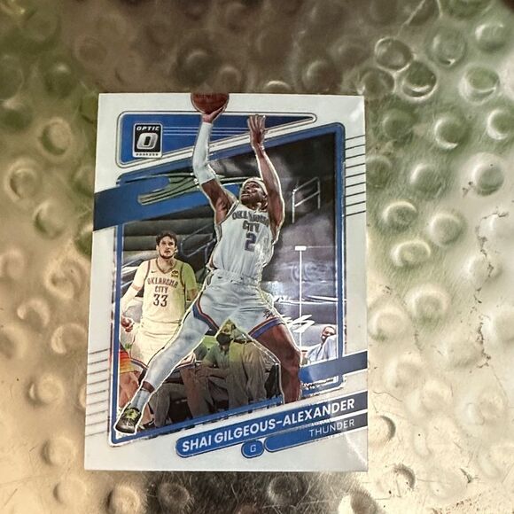 Basketball Trading Card - Blue and White of Shai gilgeous-alexander mint cond - Picture 1 of 1